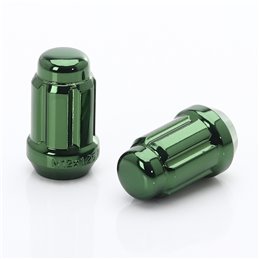 Ecrous Japan Racing en Acier Forgé JN2 12x1,25 Vert