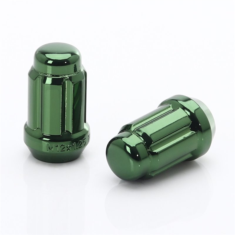 Ecrous Japan Racing en Acier Forgé JN2 12x1,5 Vert