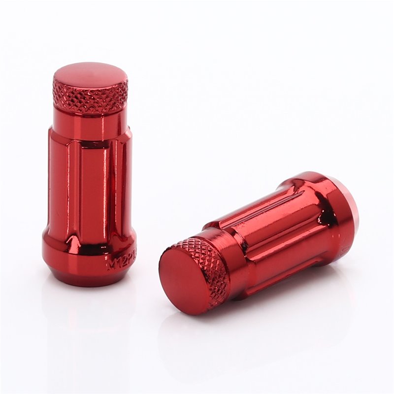 Ecrous Japan Racing en Acier Forgé JN3 12x1,5 Rouge