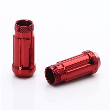 Ecrous Japan Racing en Acier Forgé JN4 12x1,5 Rouge