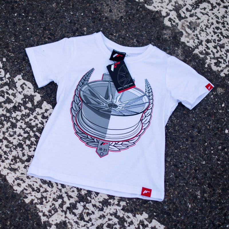 JR T-Shirt pour enfant JR-21 Laurel Blanc Taille 122/128