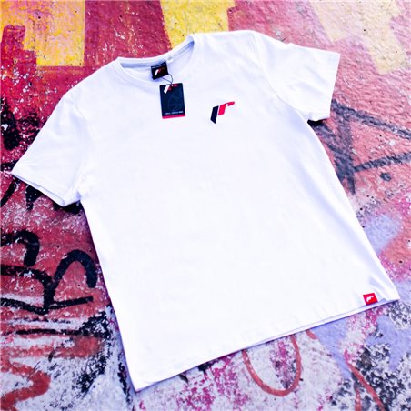 JR T-Shirt pour hommes Basic Blanc Taille S