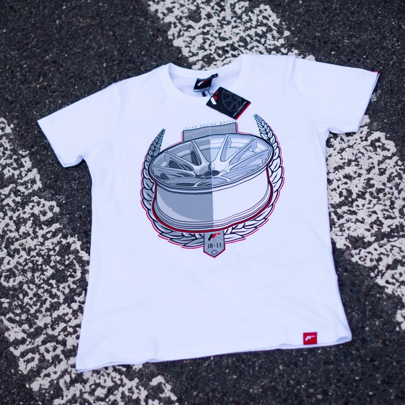 JR T-Shirt pour hommes JR-11 Laurel Blanc Taille XL