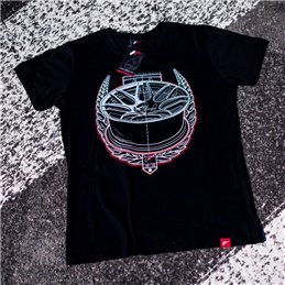 JR T-Shirt pour hommes JR-18 Laurel Noir Taille L