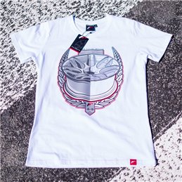 JR T-Shirt pour hommes JR-18 Laurel Blanc Taille L
