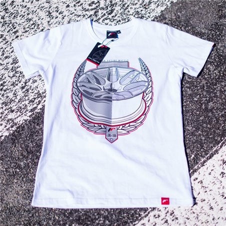 JR T-Shirt pour hommes JR-18 Laurel Blanc Taille L