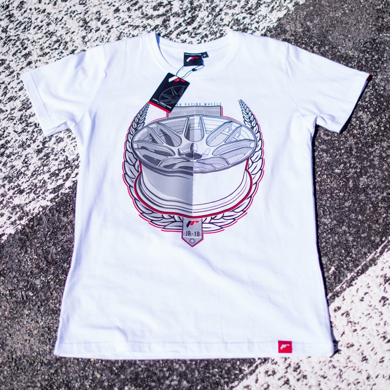 JR T-Shirt pour hommes JR-18 Laurel Blanc Taille XXL