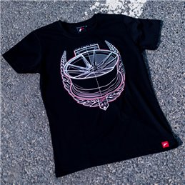 JR T-Shirt pour hommes JR-21 Laurel Noir Taille S