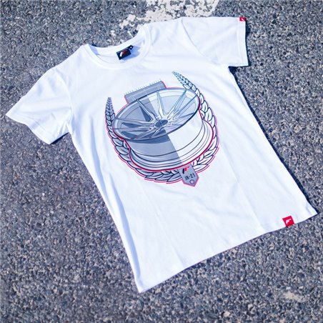 JR T-Shirt pour hommes JR-21 Laurel Blanc Taille S