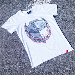 JR T-Shirt pour hommes JR-21 Laurel Blanc Taille XL