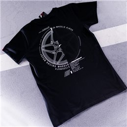 JR T-Shirt pour hommes JR-35 Noir Taille XL