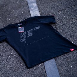 JR T-Shirt pour hommes Logo Noir Taille S