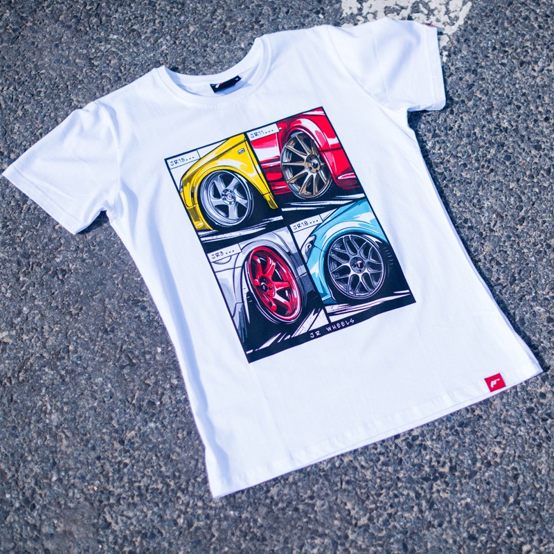 JR T-Shirt pour hommes MIX Blanc Taille XXL
