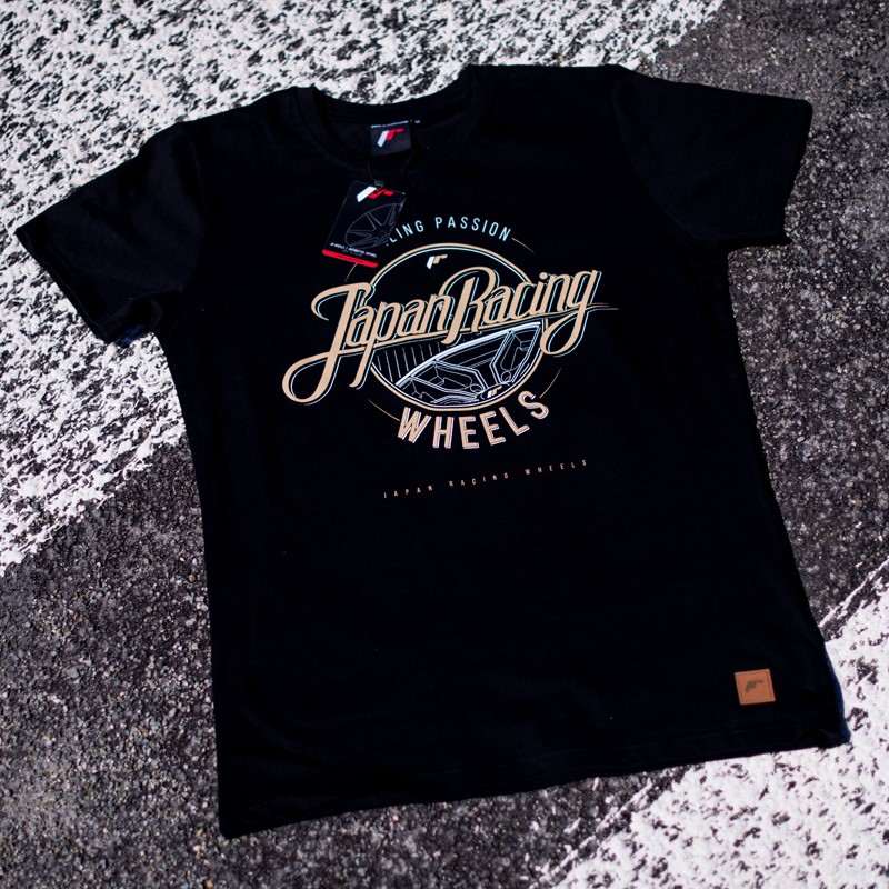 JR T-Shirt pour hommes Rolling Noir Taille S
