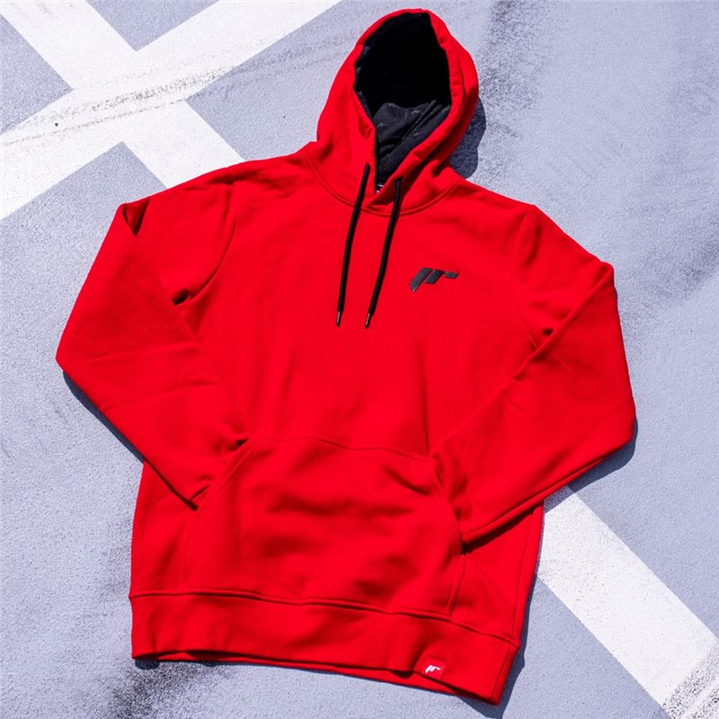 JR Unisex Hoodie Logo Rouge Taille S