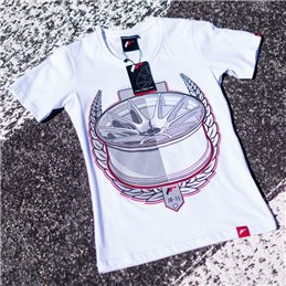 JR T-Shirt pour femmes JR-11 Laurel Blanc Taille XL