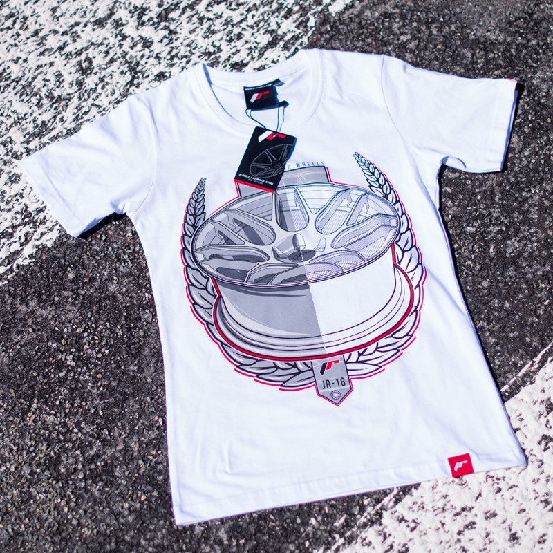 JR T-Shirt pour femmes JR-18 Laurel Blanc Taille XS