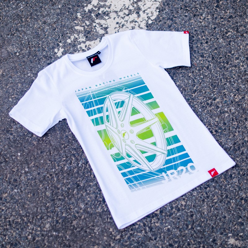 JR T-Shirt pour femmes JR-20 Face Blanc Taille S
