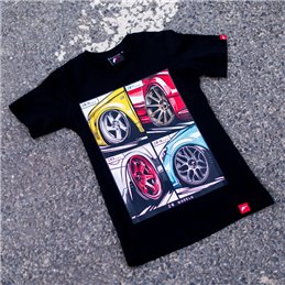 JR T-Shirt pour femmes MIX Noir Taille L