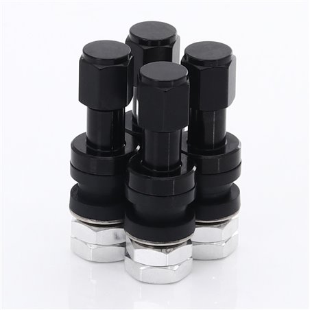 kit de Aluminum Valve de Roue JR v2 - Noir