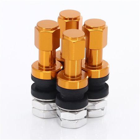 kit de Aluminum Valve de Roue JR v2 - Or