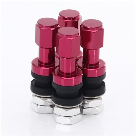 kit de Aluminum Valve de Roue JR v2 - Rouge