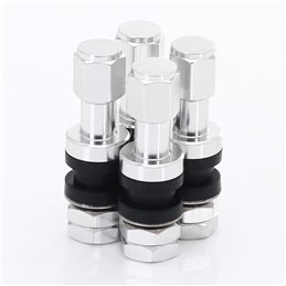 kit de Aluminum Valve de Roue JR v2 - SILVER