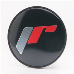 Sticker for Cache central 087 - Noir + Silver/Rouge Letters